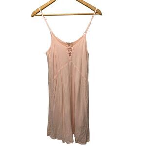 Roxy Women's Flowy Peach Dress Size 4 Summer Lined Spaghetti Strap